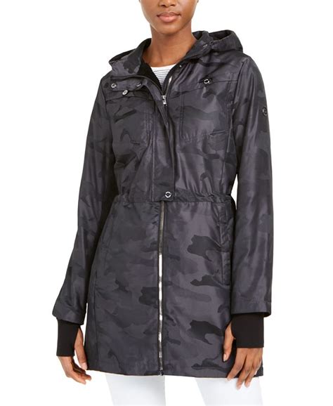 michael kors camo anorak